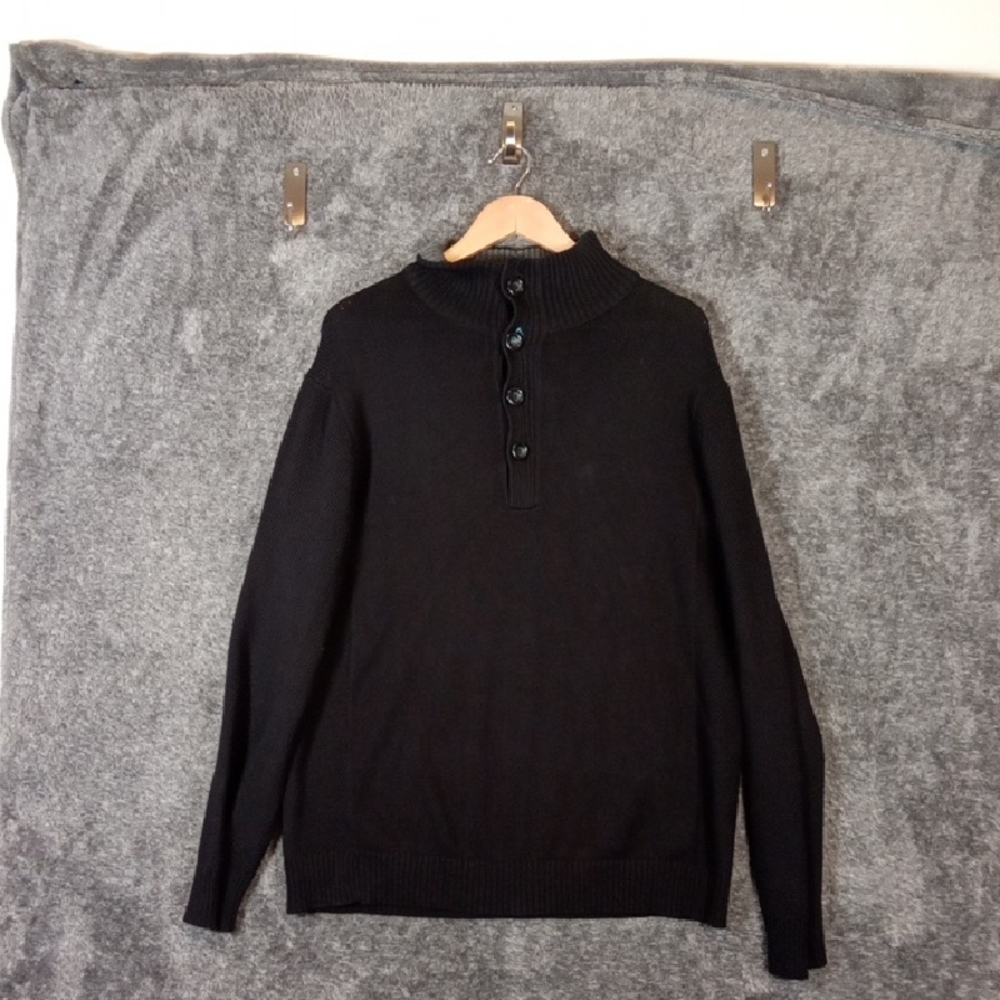 Carbon 2 Colbalt Long Sleeve Pullnover Mens Sweater Cotton Size XL